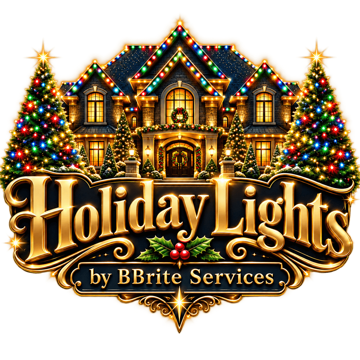 Holiday Lights by BBrite Services logo